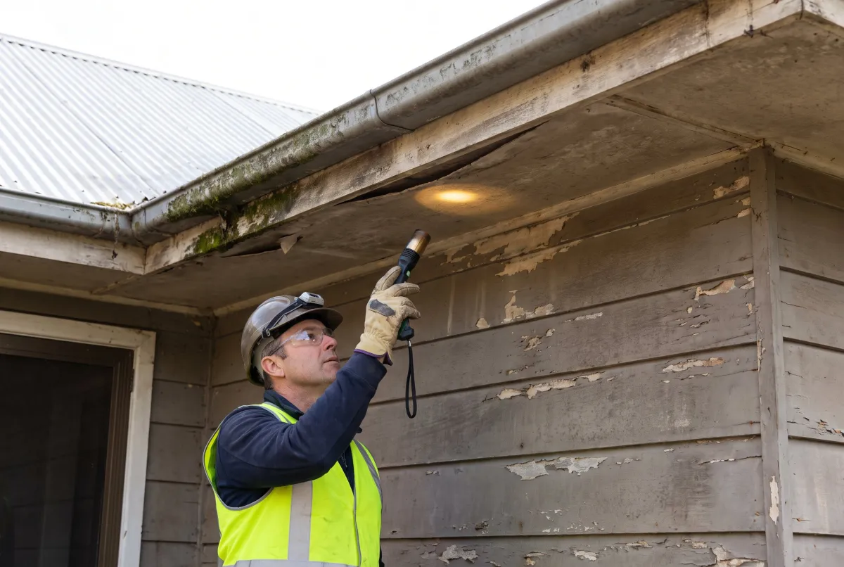 Asbestos identification and inspection of building materials