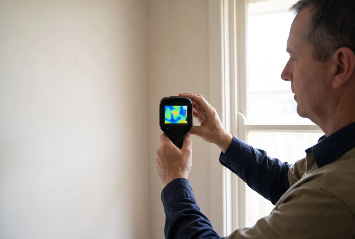 Specialised thermal imaging and strata property inspection